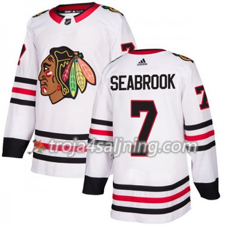 Chicago Blackhawks tröja Brent Seabrook 7 Vit 2017-2018 Adidas Authentic - Dame NHL Tröjor Chicago Blackhawks tröja Brent Seabrook 7 Vit 2017-2018 Adidas Authentic - Dame NHL Tröjor
